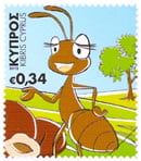 Cyprus stamps The Ant (self-adhesive) October 2012 issue